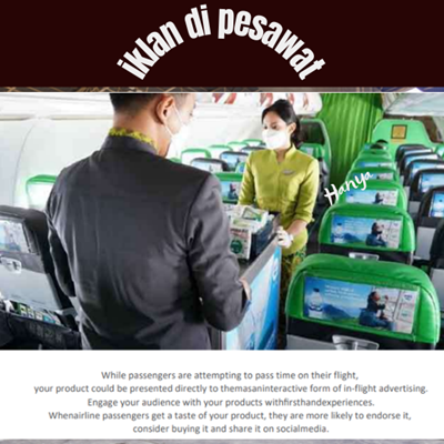 Pasang Iklan Di TV Dalam Pesawat Harga Terjangkau Di Bandara Pondok Gede