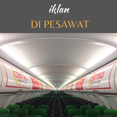 Jasa Iklan Di Kursi Penumpang Pesawat Terdekat Di Bandara Pondok Gede