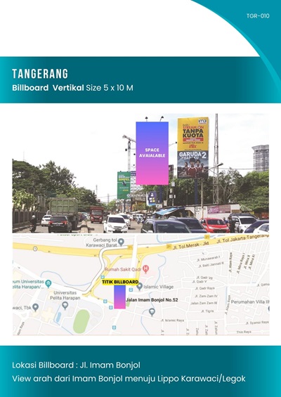 Rental Baliho Jalan Protokol Di Tangerang