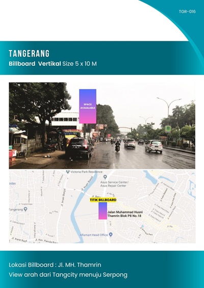 Harga Space Iklan Jalan Protokol Di Tangerang