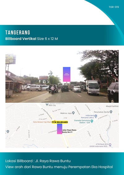 Sewa Titik Reklame Jalan Protokol Di Tangerang